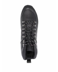 Мужские черные кожаные рабочие ботинки от Roa