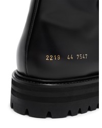 Мужские черные кожаные рабочие ботинки от Common Projects