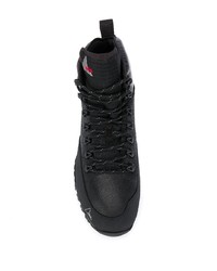 Мужские черные кожаные рабочие ботинки от Roa