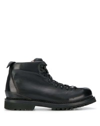 Мужские черные кожаные рабочие ботинки от Buttero