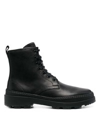 Мужские черные кожаные рабочие ботинки от Camper