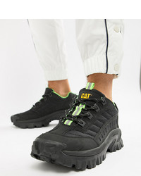 Мужские черные кожаные рабочие ботинки от CAT Footwear