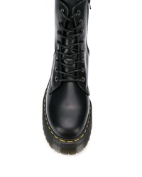 Мужские черные кожаные рабочие ботинки от Dr. Martens