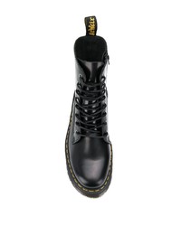Мужские черные кожаные рабочие ботинки от Dr. Martens