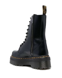 Мужские черные кожаные рабочие ботинки от Dr. Martens