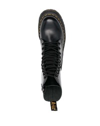 Мужские черные кожаные рабочие ботинки от Dr. Martens