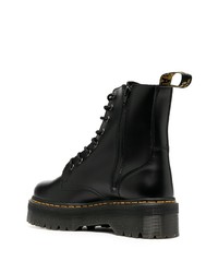 Мужские черные кожаные рабочие ботинки от Dr. Martens