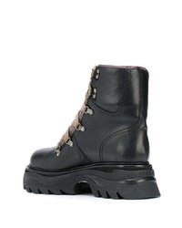 Мужские черные кожаные рабочие ботинки от Off-White