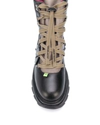 Мужские черные кожаные рабочие ботинки от Off-White