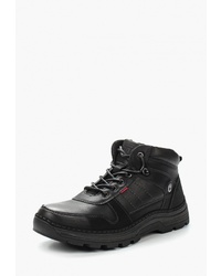 Мужские черные кожаные рабочие ботинки от Go.Do.