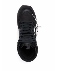 Мужские черные кожаные рабочие ботинки от Off-White