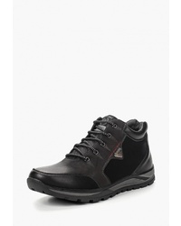 Мужские черные кожаные рабочие ботинки от Instreet