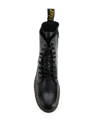 Мужские черные кожаные рабочие ботинки от Dr. Martens