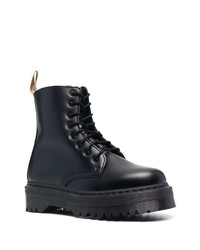 Мужские черные кожаные рабочие ботинки от Dr. Martens