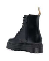 Мужские черные кожаные рабочие ботинки от Dr. Martens