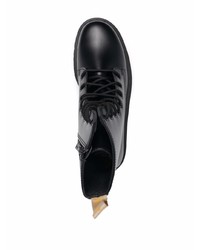 Мужские черные кожаные рабочие ботинки от Dr. Martens