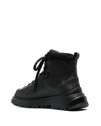 Мужские черные кожаные рабочие ботинки от Canada Goose