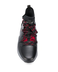 Мужские черные кожаные рабочие ботинки от Woolrich