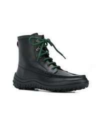 Мужские черные кожаные рабочие ботинки от Car Shoe