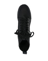 Мужские черные кожаные рабочие ботинки от Calvin Klein