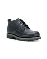 Мужские черные кожаные рабочие ботинки от Maison Margiela