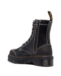 Мужские черные кожаные рабочие ботинки от Dr. Martens