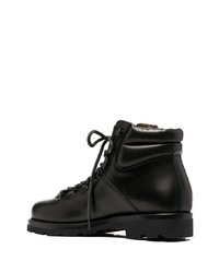 Мужские черные кожаные рабочие ботинки от Scarosso