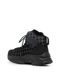 Мужские черные кожаные рабочие ботинки от UNDERCOVE