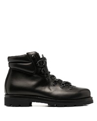 Мужские черные кожаные рабочие ботинки от Scarosso