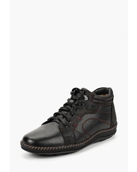 Мужские черные кожаные рабочие ботинки от T.Taccardi