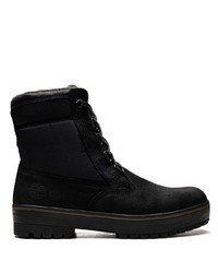 Мужские черные кожаные рабочие ботинки от Timberland