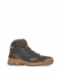 Мужские черные кожаные рабочие ботинки от Burberry