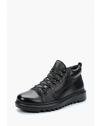 Мужские черные кожаные рабочие ботинки от Vera Victoria Vito