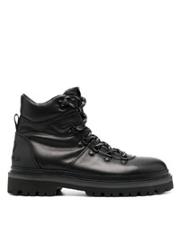 Мужские черные кожаные рабочие ботинки от Woolrich