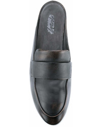 Черные кожаные сабо от Marsèll