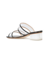 Черные кожаные сабо от Ritch Erani NYFC