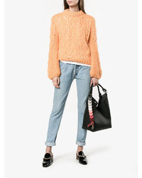 Черные кожаные сабо от Stella McCartney