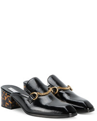 Черные кожаные сабо от Stella McCartney