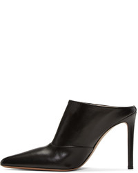 Черные кожаные сабо от Altuzarra