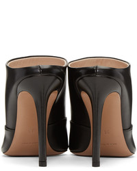 Черные кожаные сабо от Altuzarra