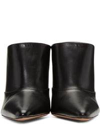 Черные кожаные сабо от Altuzarra