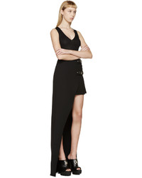 Черные кожаные сабо от Versus