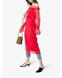 Черные кожаные сабо от Neous