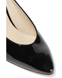 Черные кожаные сабо от Mansur Gavriel