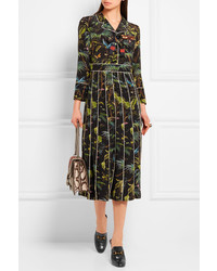 Черные кожаные сабо от Gucci