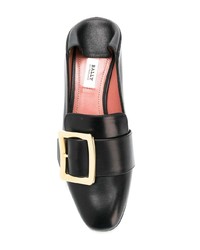 Черные кожаные сабо от Bally