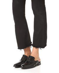 Черные кожаные сабо от Freda Salvador