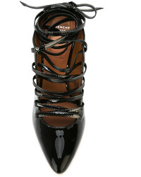 Черные кожаные сабо от Givenchy