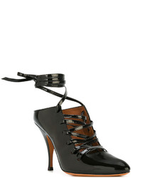 Черные кожаные сабо от Givenchy