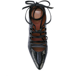 Черные кожаные сабо от Givenchy